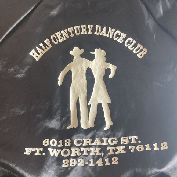 Vtg 80’s Auburn Sportswear Large Black & White Unisex Satin BomberJacket W/ Logo - Picture 8 of 9